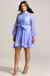 Lilac Whisper Shirt Dress