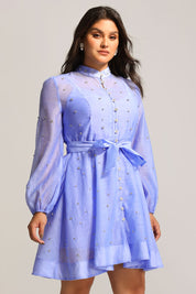 Lilac Whisper Shirt Dress