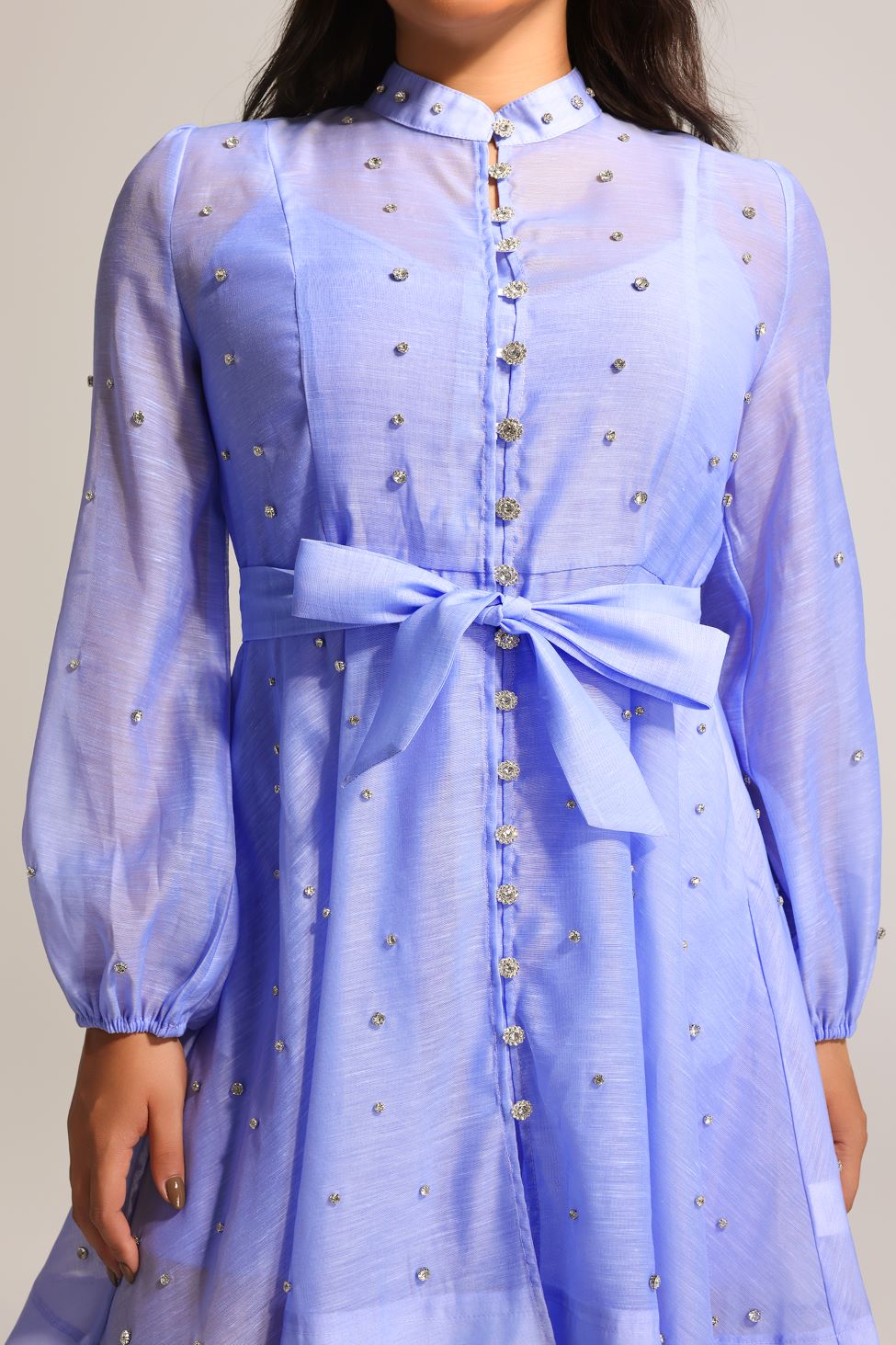 Lilac Whisper Shirt Dress