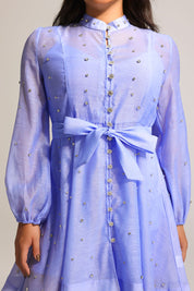 Lilac Whisper Shirt Dress