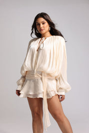 Celestial Charm Cream Dress