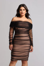 Shadow Whisper Bodycon