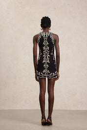 Shadowvine Halter Dress