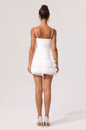 Puffy Layered Cocktail Dress
