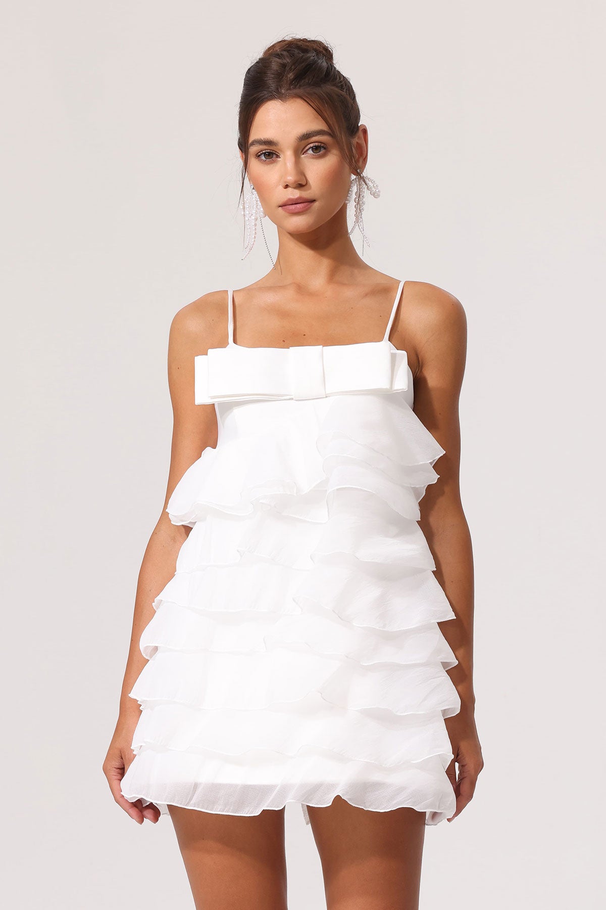 Puffy Layered Cocktail Dress