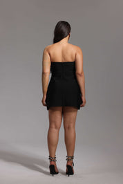 Starfall Embellished Tube Dress