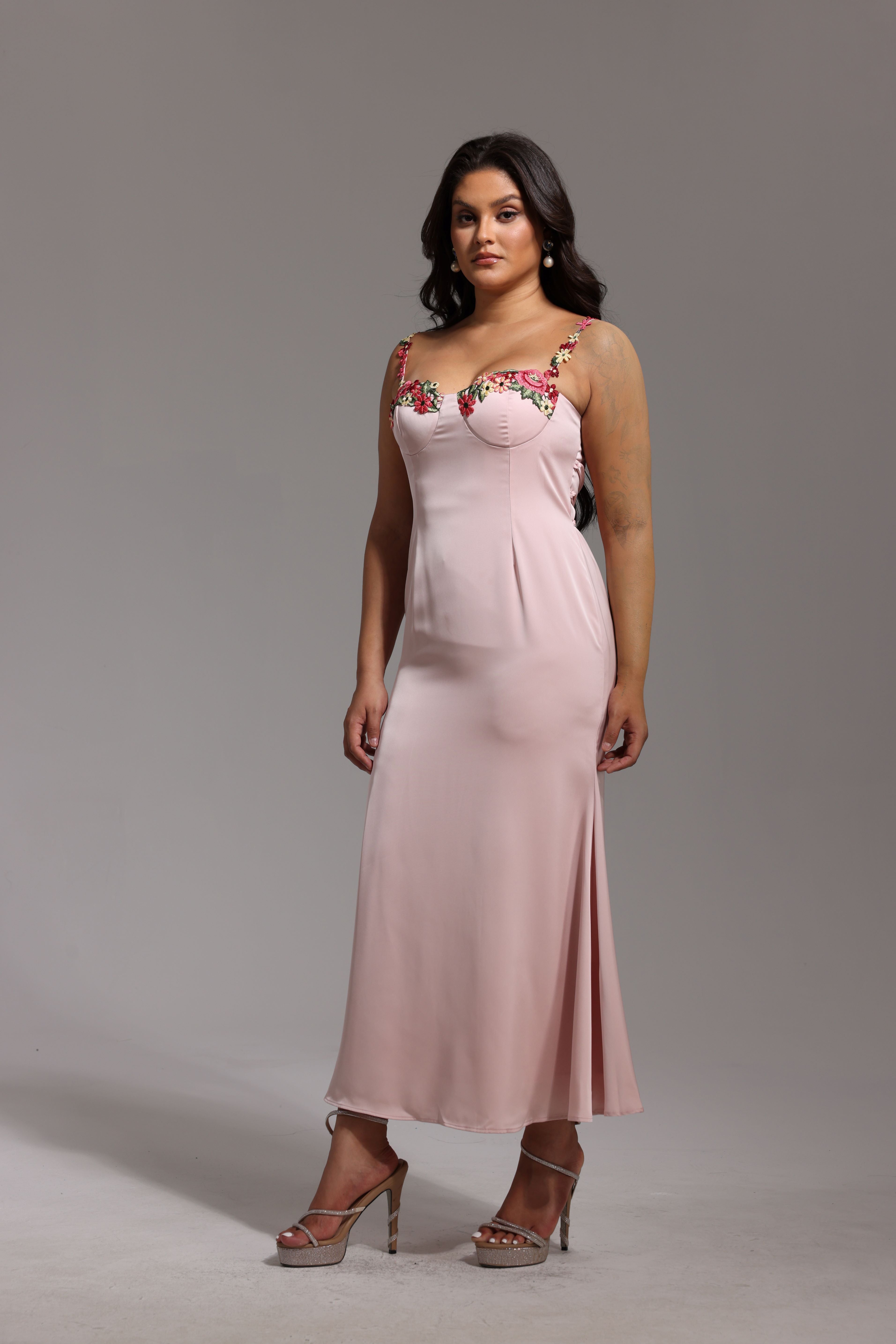Floral Charm Slip Dress