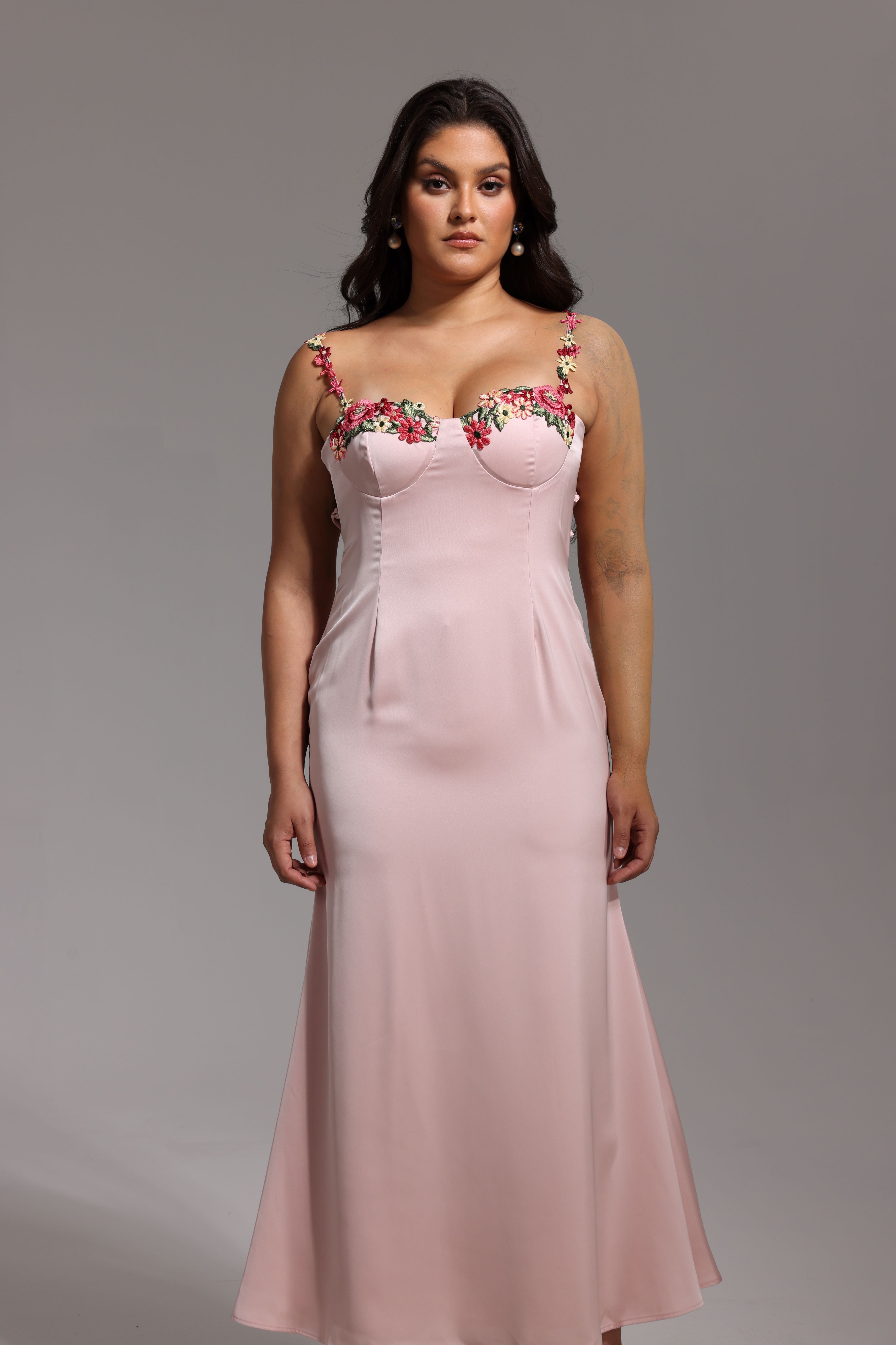 Floral Charm Slip Dress