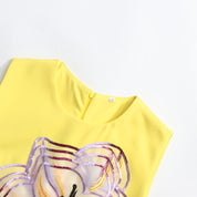 Floral Essence Yellow Dress