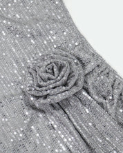 The Silver Siren Sequin Dress