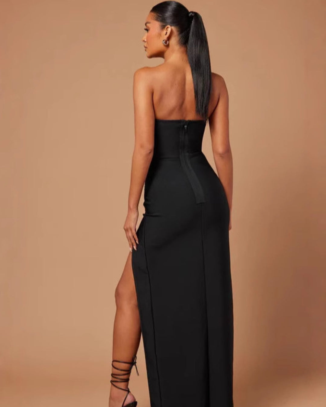 Black Diamond Serpentine Gown
