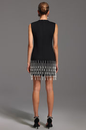 Midnight Fringe Muse Dress