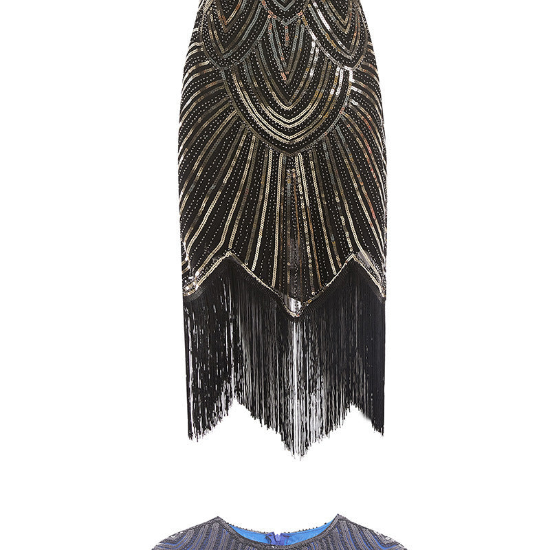 Gatsby Glam Fringe Cocktail Dress