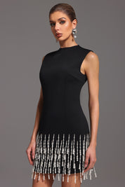 Midnight Fringe Muse Dress