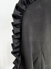 Midnight Ruffle Majesty Dress