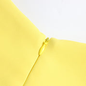 Floral Essence Yellow Dress