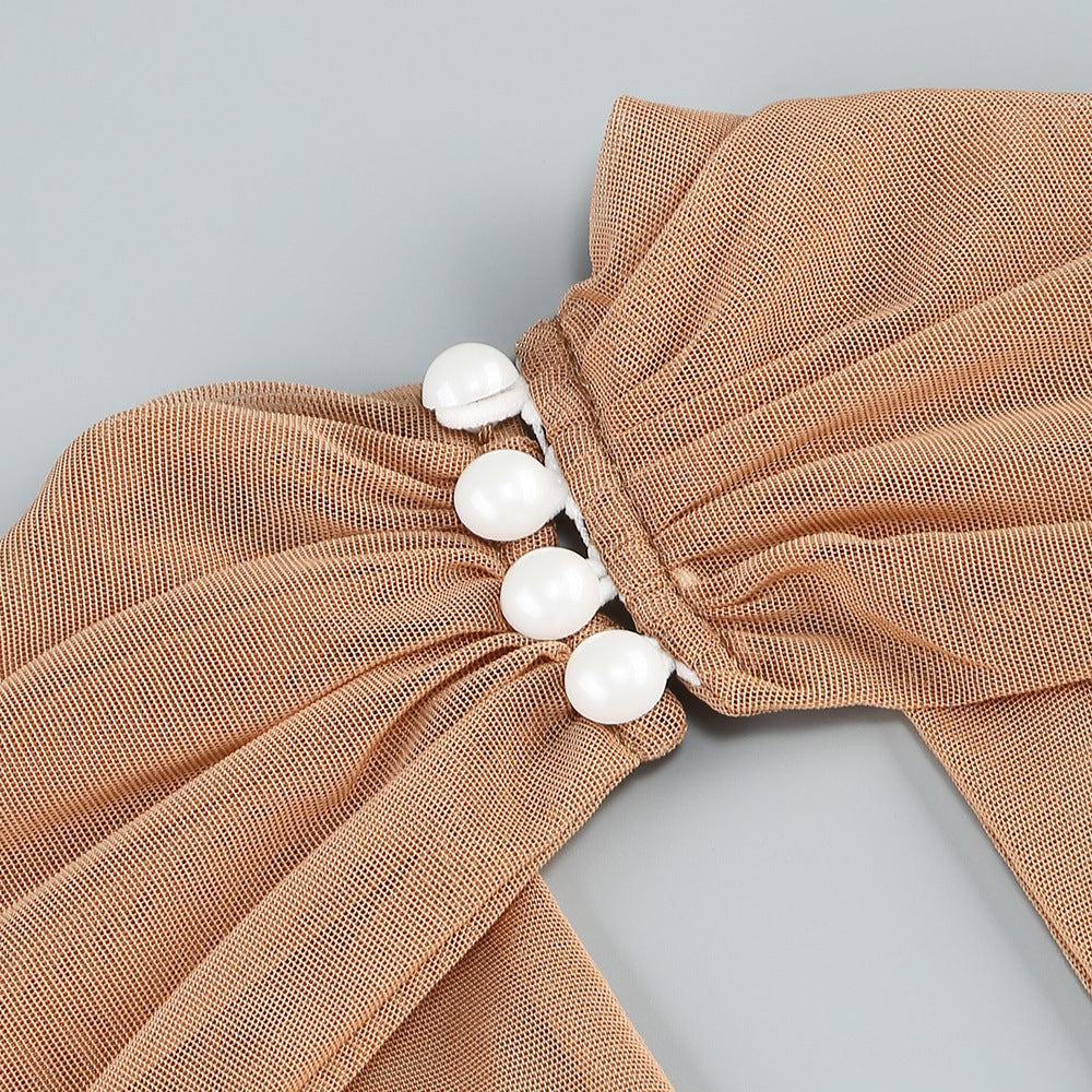 Bronzed Muse Mesh Bodycon