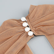 Bronzed Muse Mesh Bodycon