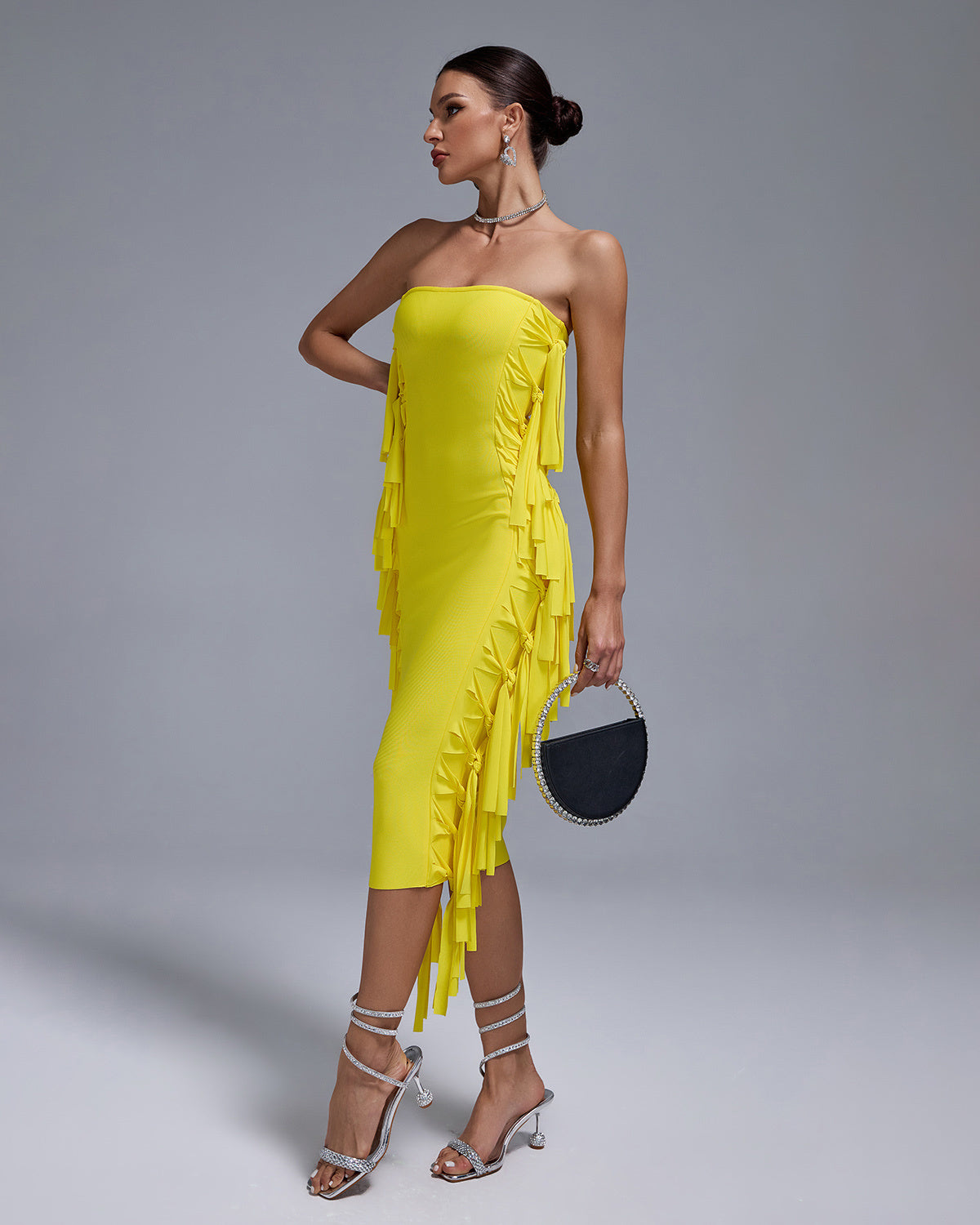 Lemon Luxe Midi Dress