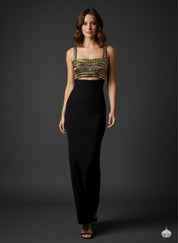 Gilded Desire Maxi Dress