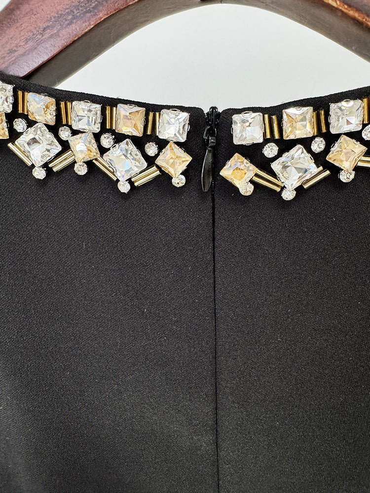 Midnight Ruffle Majesty Dress