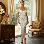 The Silver Siren Soirée Dress