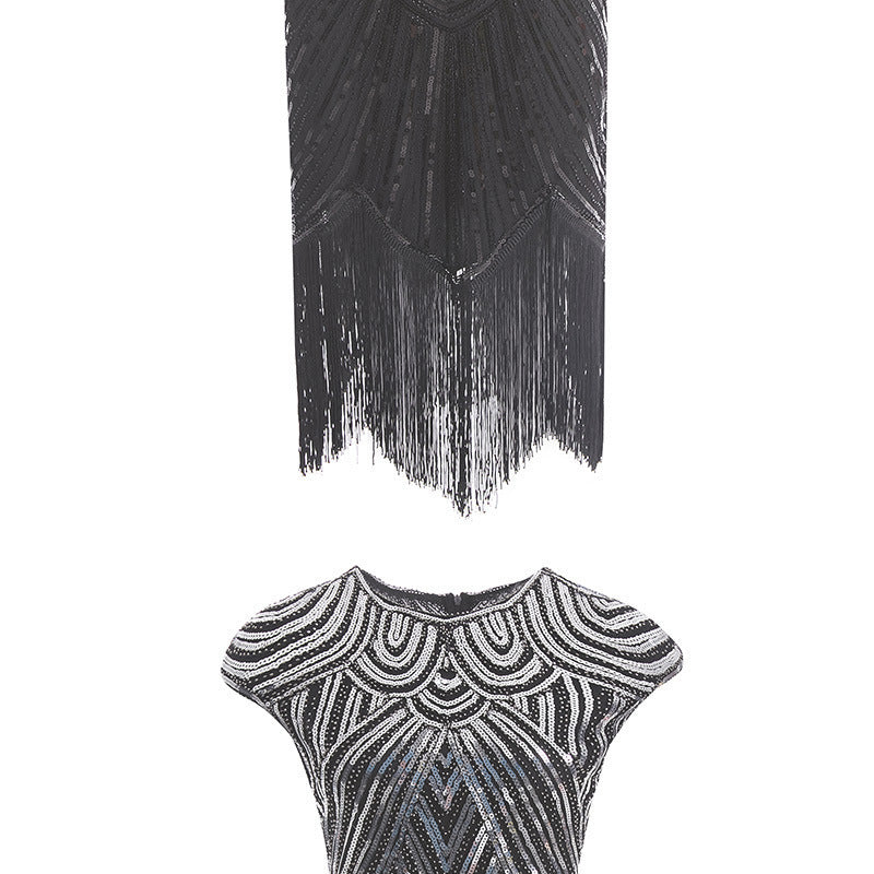 Gatsby Glam Fringe Cocktail Dress