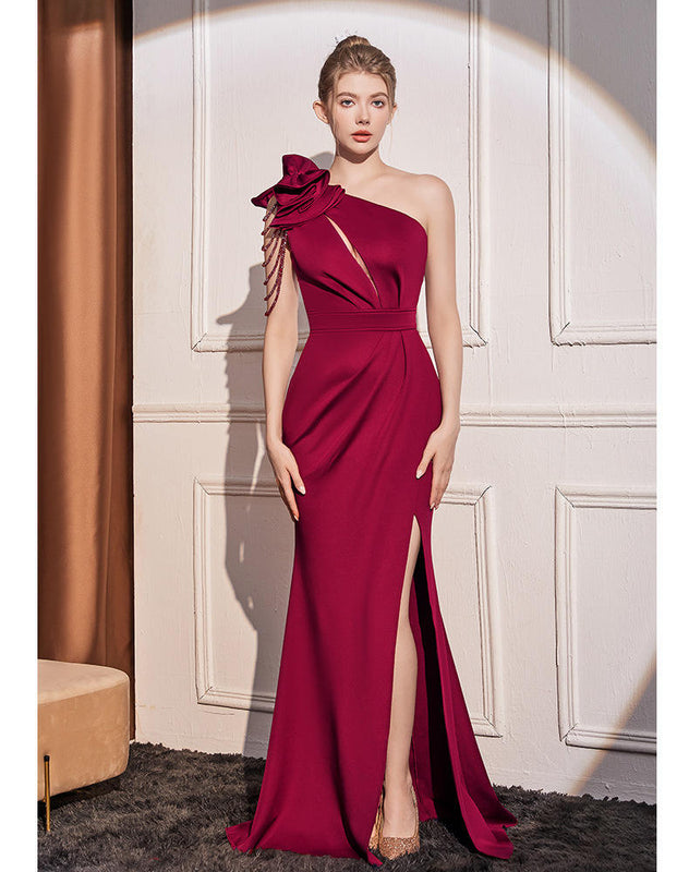 Orchid Slit Gown