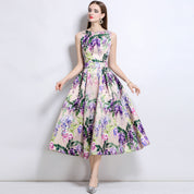 Wisteria Dreams Printed Dress