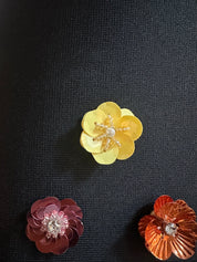 Elysian Floral Embellished Bandage Label Dress