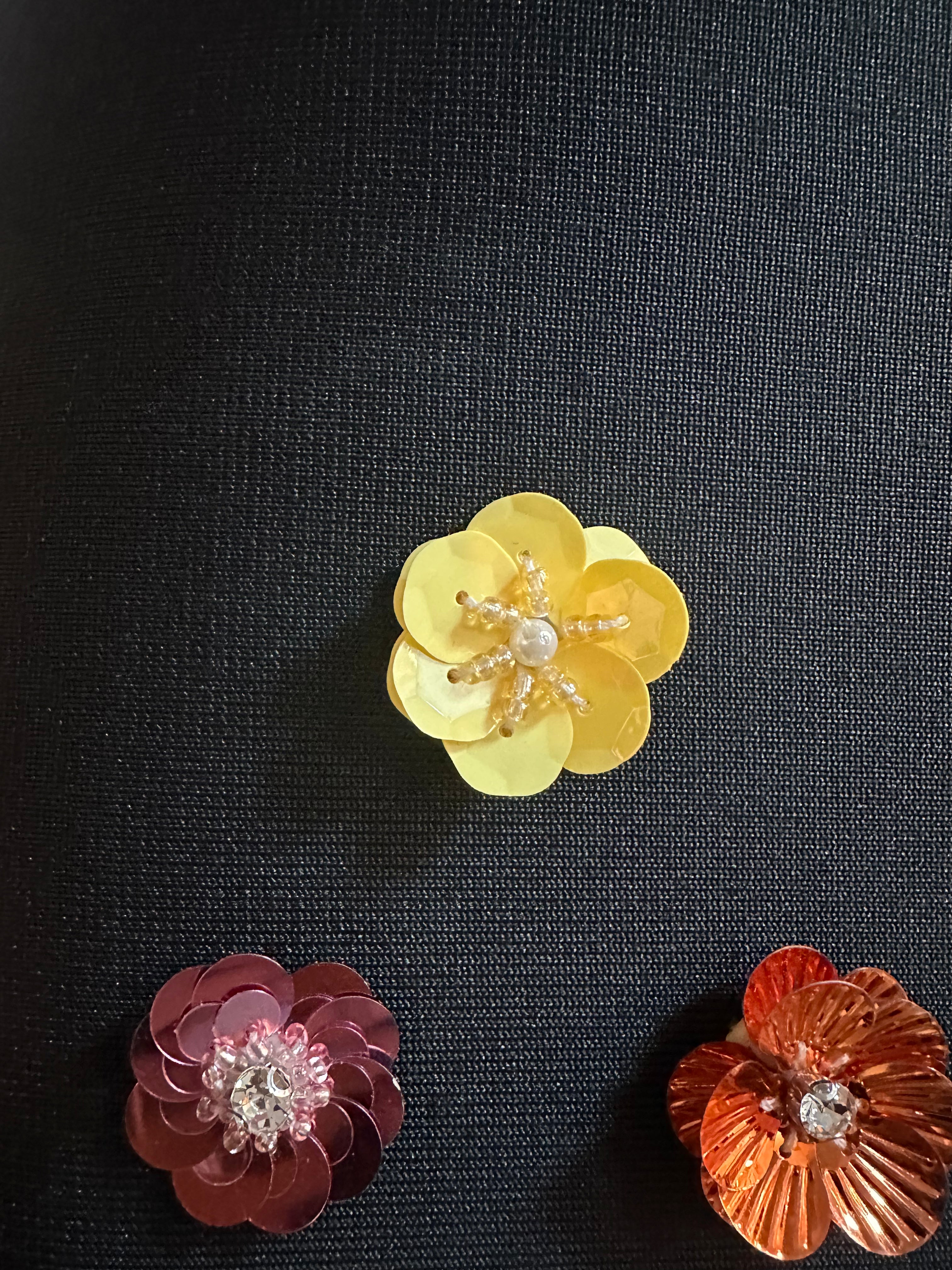 Elysian Floral Embellished Bandage Label Dress