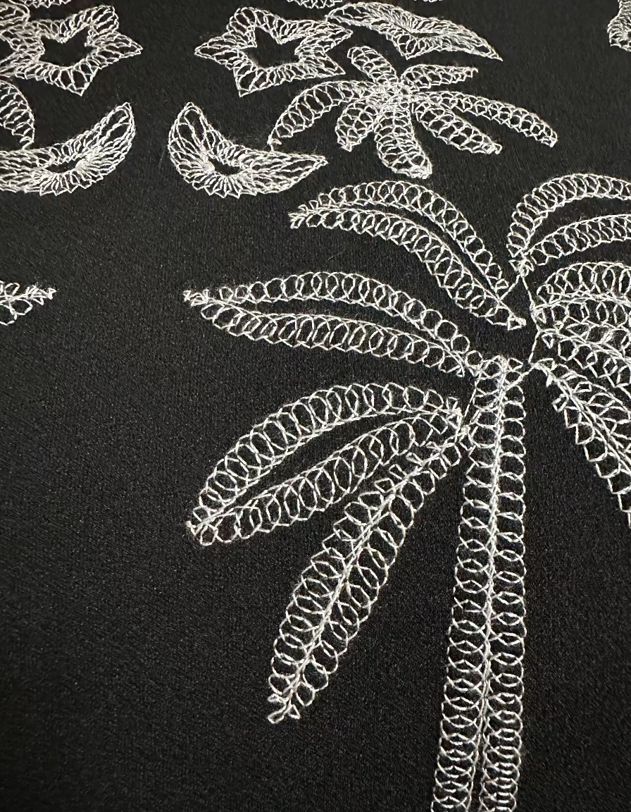 Embroidered Palm Tree mini