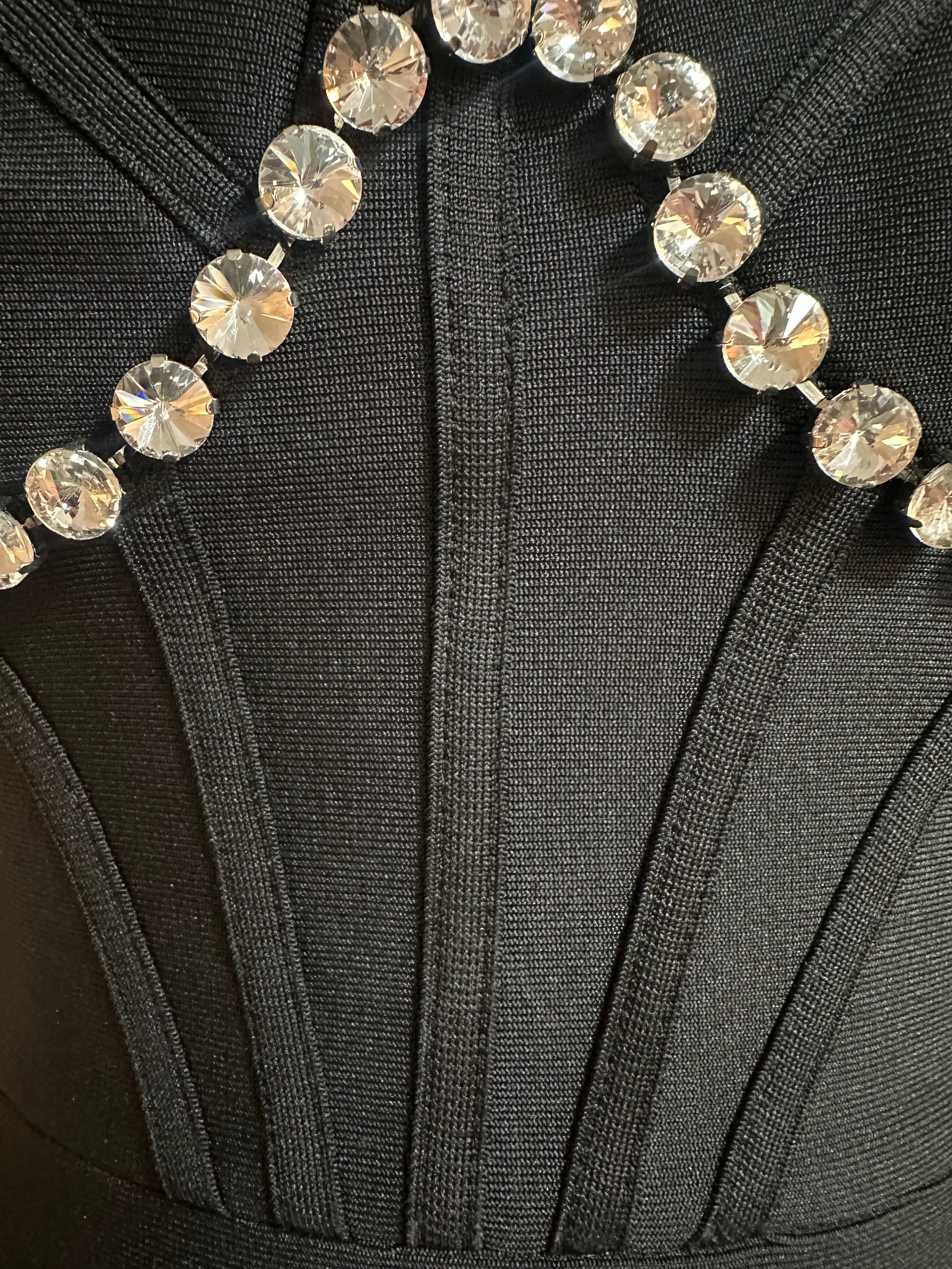 Noir Allure Bodycon Dress