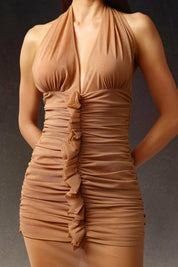 Bronzed Muse Mesh Bodycon