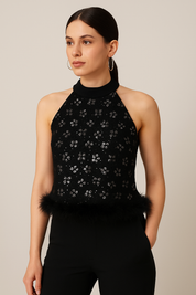 Twilight Temptation fur Label Top