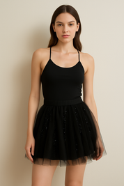 Twilight Flare Label Skirt