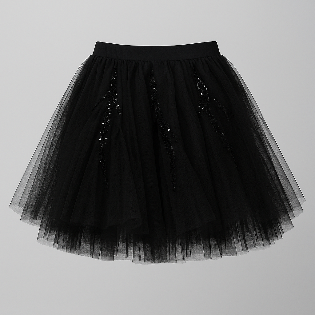 Twilight Flare Label Skirt