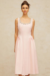 Eternal Bloom Pearl Embellished Dress