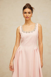 Eternal Bloom Pearl Embellished Dress