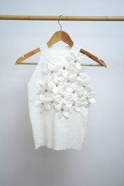 Pearl Petal Label Top