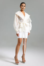 Serene Luxe Organza Top