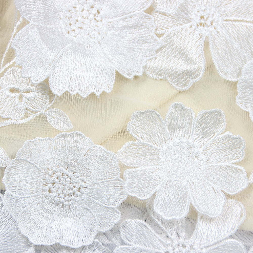 Petal Whisper Strapless Dress