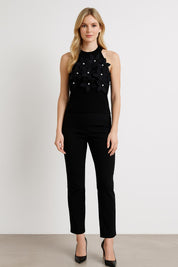 Black Pearl Blossom 3d flower Top