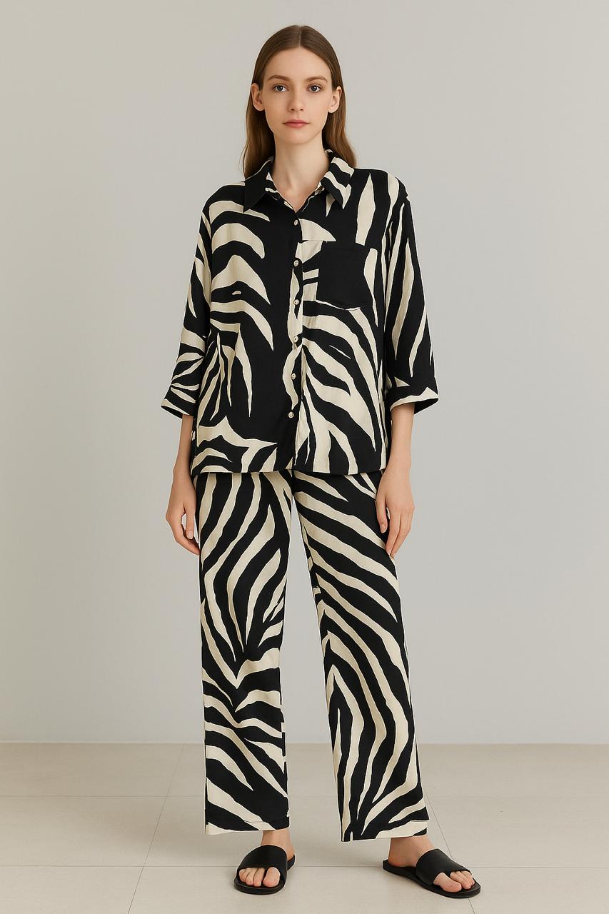 Zebra Luxe co-ord Set
