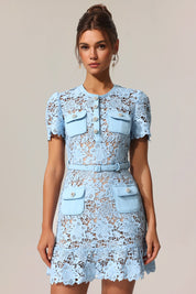 Crystal Bloom Pocket Dress