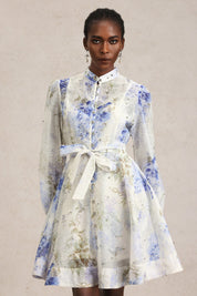Sky Serenade Ruffle Tiers Dress