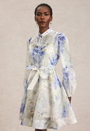 Sky Serenade Ruffle Tiers Dress