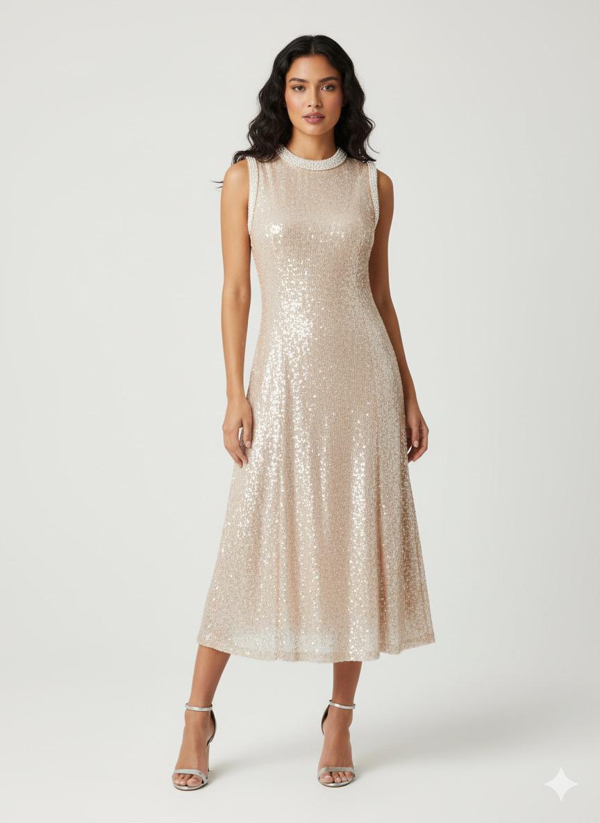 Luxe Radiance Evening Dress