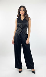 Noir Essence Vest Co-ord Set