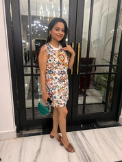 Jewel Bloom Mini Label Dress